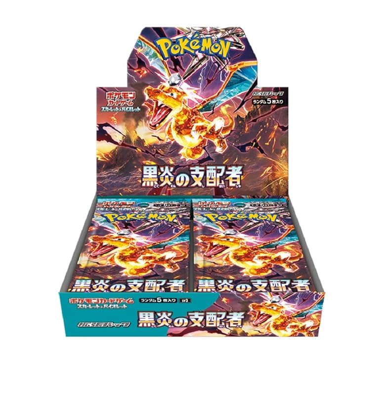 Pokemon Card Scarlet Violet Expansion Black Flame Ruler Box